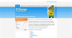 Desktop Screenshot of finneypresssales.com
